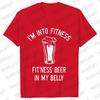 Men's Street Wear T-shirts Need Beer Graphic Tee Shirt Homme Funny Low Battery Need Beer Novelty T-Shirt Drinking Party Tshirts