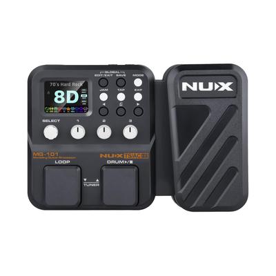 Педаль NUX с 25 усилителями, простой USB-аудиоинтерфейс, лупер и поддержка IR, MG-101, модели, работа, функция, функция, редактирование на ПК/Mac,