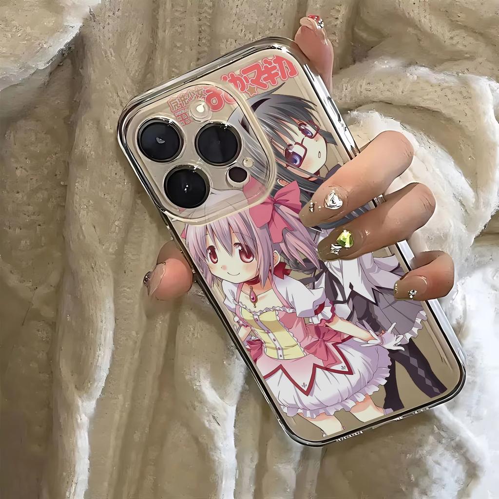 Чехол для телефона Puella Magi Madoka Magica Для iPhone 17 Air 16 e 15 14 13 12 11 Pro Max Plus Mini SE 2020 2022 Аниме Funda Coque
