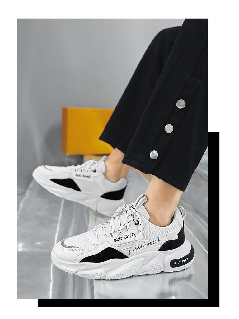 Мужские летние дышащие нескользящие кроссовки для бега 2024: Трендовые повседневные кроссовки для папы