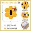 FLYAB Line up Spots for Classroom Floor Stickers - 48Pcs Bee Number Stickers Floor Numbers for Classroom Lining up for Back to School Kindergarten