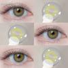 Eyeshare 1 пара линз Aurora Crystal для глаз, модные корейские мягкие линзы 14,2 мм, линзы для макияжа глаз