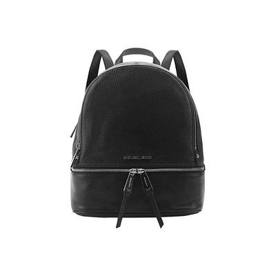 Рюкзак Rhea Zip, однотонный, минималистичный, кожаный, женский, черный 30S5SEZB1L-BLACK