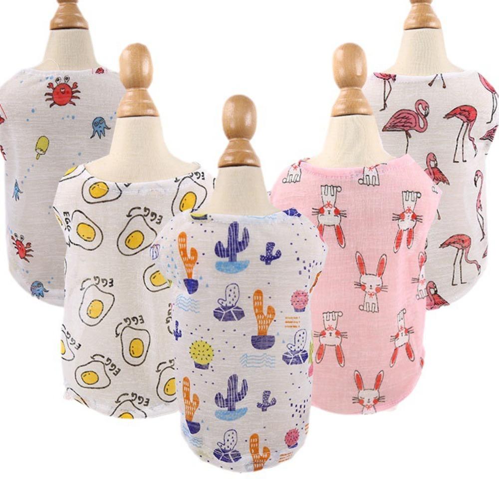 Домашнее животное маленькая и средняя собака французский бульдог кошка плюшевый мишка собачья одежда весна и лето защита от солнца прохладный жилет принадлежности