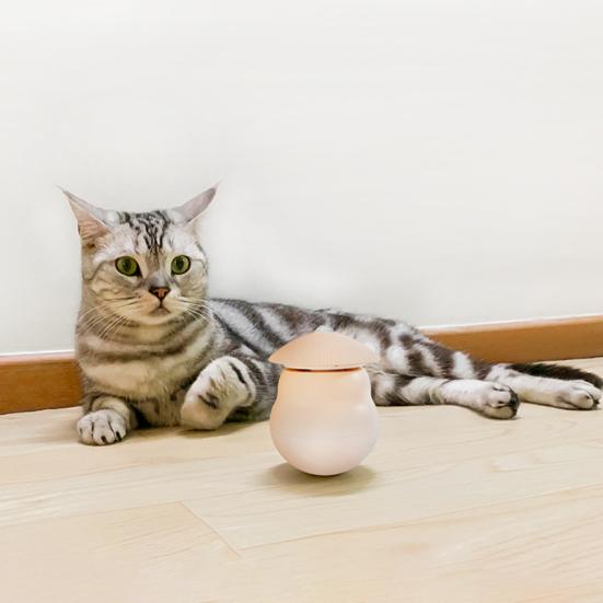 Автоматическая вращающаяся дразнилка для кошек, игрушка для погони за красным лучом, интерактивная качающаяся игрушка для кошек с автоматическим сенсором для тренировок и снятия скуки у домашних кошек