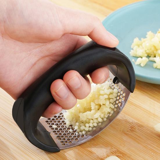 1/2/3 шт. Чеснокодавка из нержавеющей стали, легкоочищаемая чеснокодавилка, измельчитель для овощей и имбиря, измельчитель для любителей кулинарии