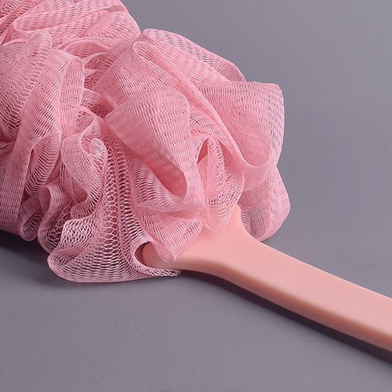 Длинная ручка щетка для ванны подвесная мягкая сетка для спины тела губка для ванны щетка для душа розовый спа скруббер аксессуары для ванны для взрослых