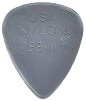 Jim Dunlop Nylon STD набор из 36 нейлоновых стандартных медиаторов Musent Custom Players Pick 0,88 мм и 44B088-DGR-36P