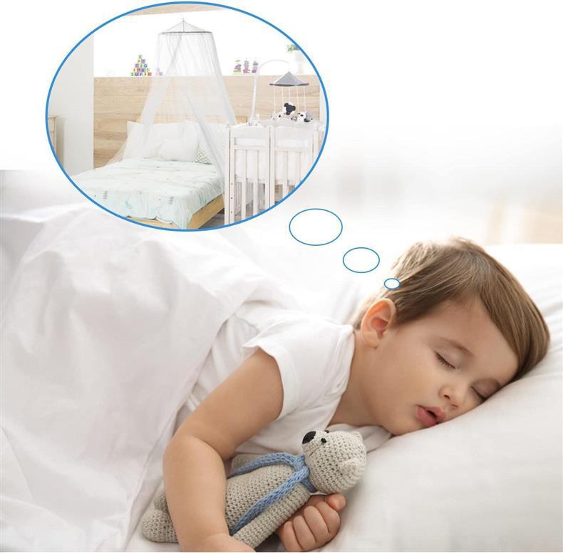Летний полог-сетка от комаров: Зашифрованный складной купол для кровати принцессы с бесплатной установкой