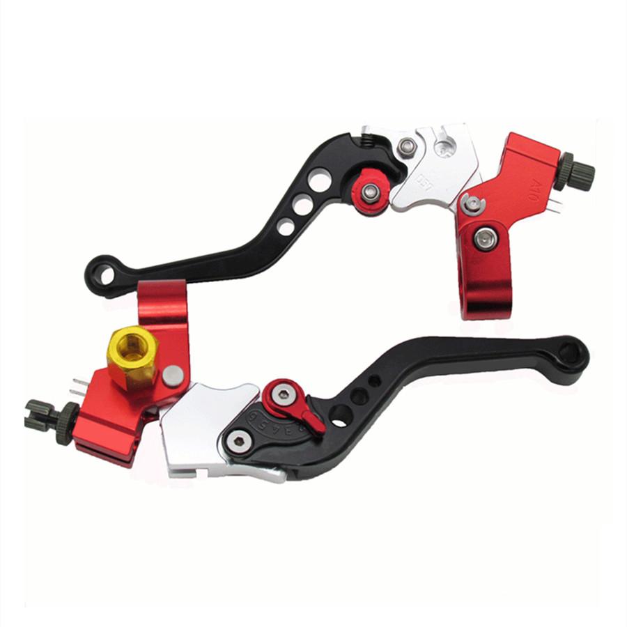 22mm CNC Motorcycle Brake Clutch Levers/drum Brake Left+Right For Honda Yamaha