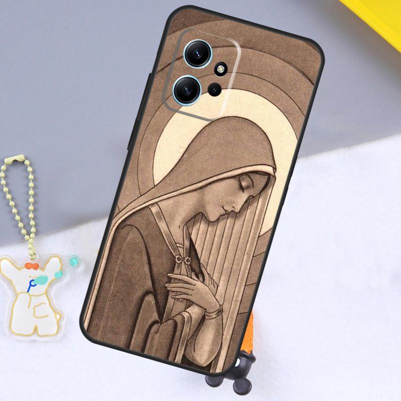 Holy Mother Virgin Mary Christian Case For Xiaomi Redmi Note 11 10 9 8 12 Pro 10S 11S 12S Cover For Redmi 12 9C 10C 12C 13C