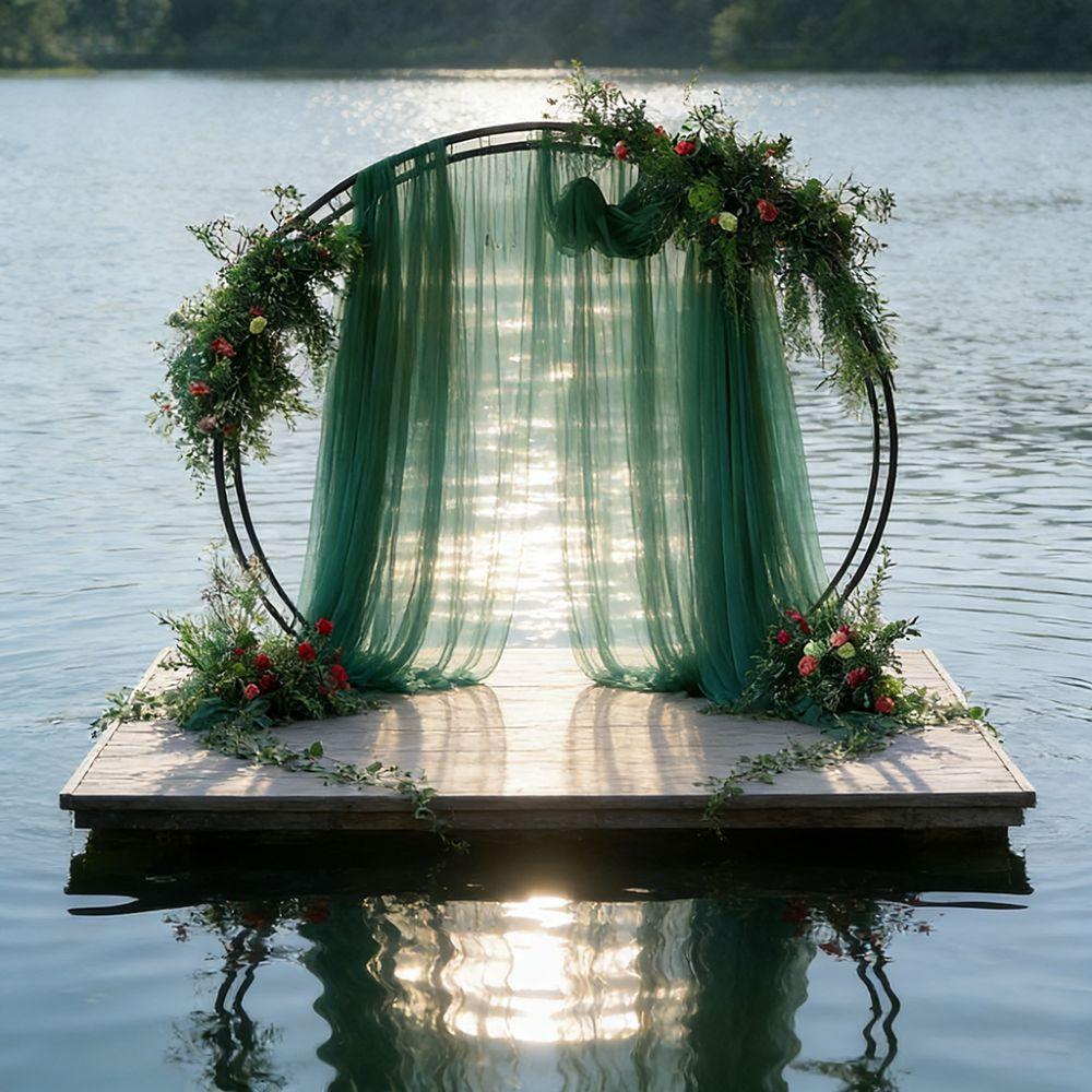 Rod Pocket Backdrop Curtains Multicolor Photography Background Drapes Wedding Decor