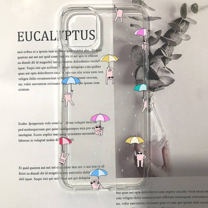 Pink Cartoon Funny big eyes ketnipz Phone Case for iPhone 11 12 13 mini pro XS MAX 8 7 6 6S Plus X 5S SE 2020 XR case