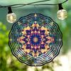 Vibrant Kaleidoscope Wind Chime Outdoor Garden Decor Durable Metal Hanging Art for Yard Party Patio Decoration No Battery Needed 3D Elegant Design
