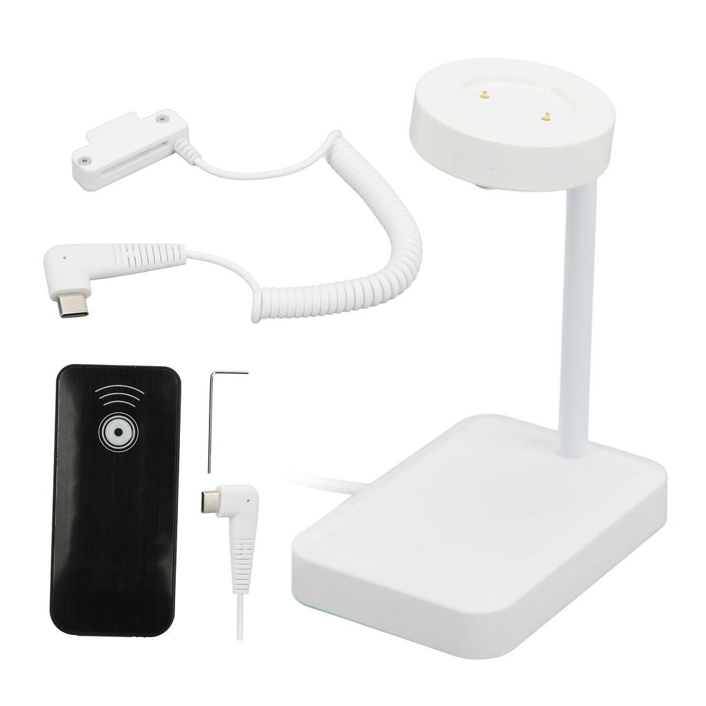 Anti Theft Watch Display Stand with Remote Control 90dB Security Alarm IR Unlock Magnetic Fast