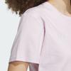 adidas Футболка с короткими рукавами и монохромным логотипом Rco, женские топы, розовые IP7098