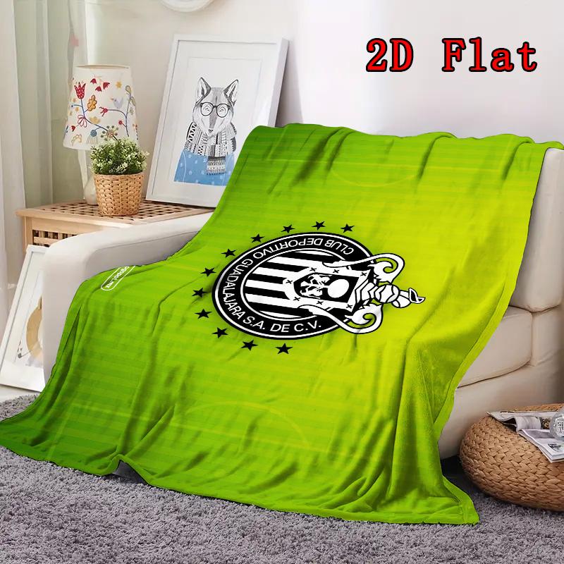 C.D.Guadalajara 2D Flat Pattern Flannel Blanket High quality All Seasons Warmth and Comfort Perfect for Christmas Gifts.NMT0928312
