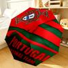 Portugal's National Emblem Automatic Folding Umbrella - 8-Rib Travel Umbrella with Auto Portable Case, Ideal Gift for Birthdays