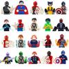 Конструктор супергероев Marvel, Человек-паук, Танос, персонажи фильмов, мини-собранные фигурки, детские игрушки, подарки на день рождения