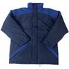 European and American Style Men's Winter Windproof and Waterproof Cotton-Padded Mid-Length Coat, American Retro Couple's Color-Blocked Trench Coat
