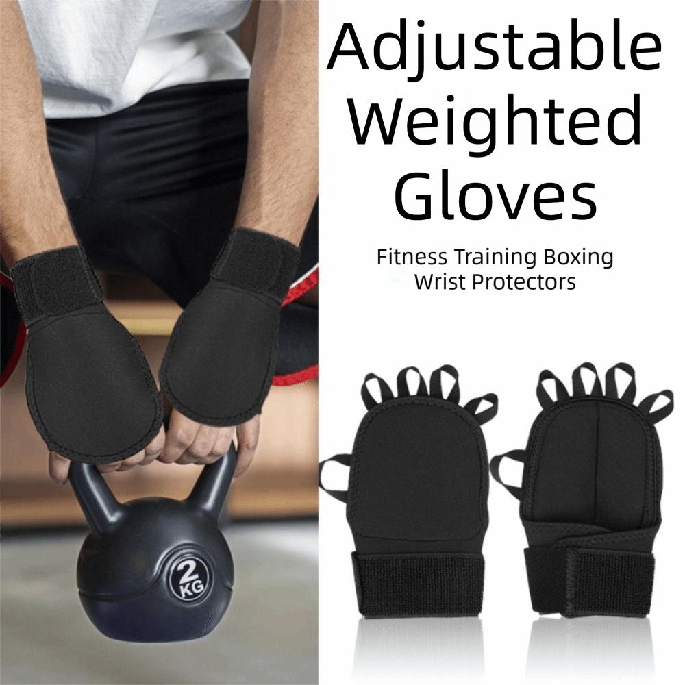 1Pair Dirt-resistant Weighted Gloves Freely Adjustable Training Gloves Fine Motor Skills