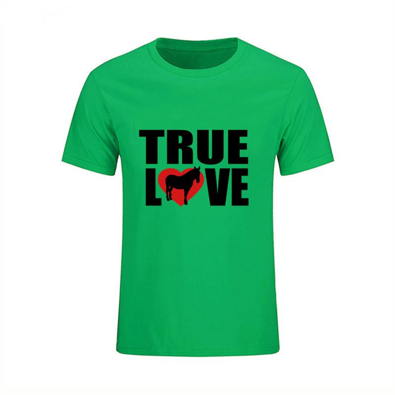 My Horse Is My Love Band Men T Shirt Fashion Funny Animal T Shirt