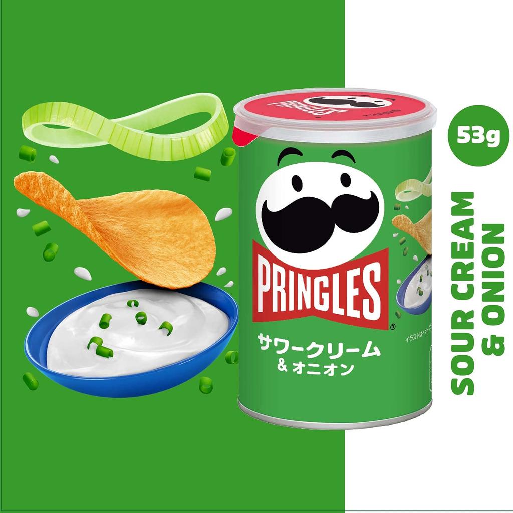 Kellogg Pringles Cream 53 г x 12 коробок<Sour & Onion>