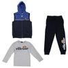 3-piece Set T-shirt, Joggers, and Sleeveless Puffer Jacket Child, Baby