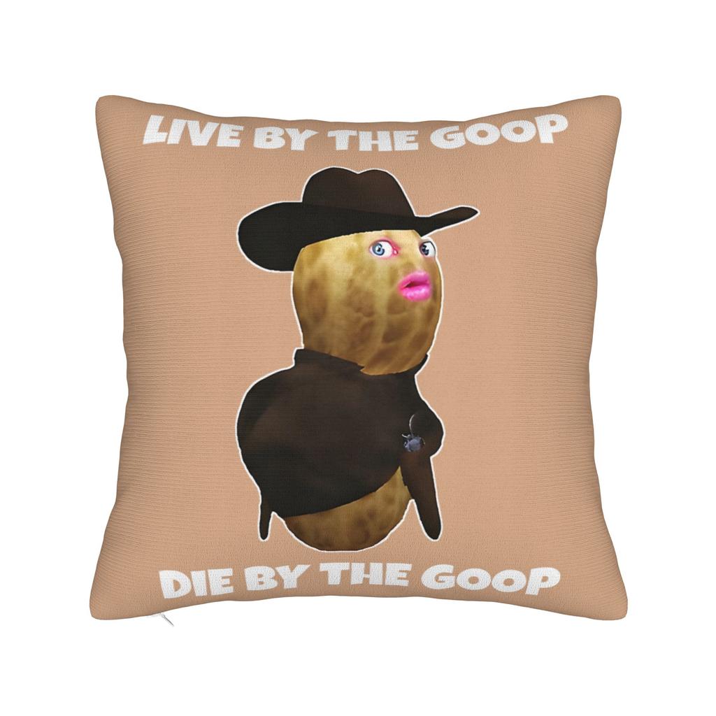 Pillow Case Funny The Burnt Peanut GOOP Bungulator Design Pillow Cover For Sofa Couch Bed Living Room Cute Funny Pillowcases