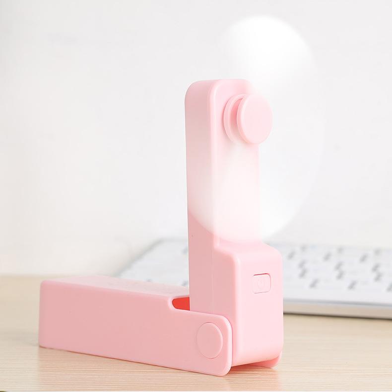 Карманный складной ручной электрический вентилятор, портативный мини-вентилятор для зарядки, летний теплоотвод и прохладный уличный продукт