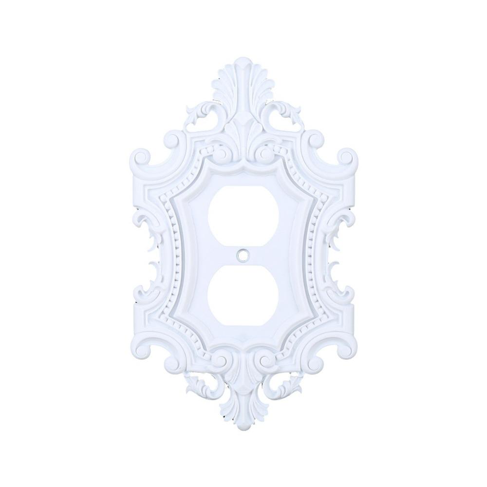 Plastic Switch Plate Cover Carved Toggle Light Decorative Wall Switch Frame Duplex Outlet Gothic Outlet Wall Plate