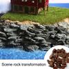 Making Fairy Garden Mountain Platform Simulation Bench Rock Stone Sand Table Layout Scene Model