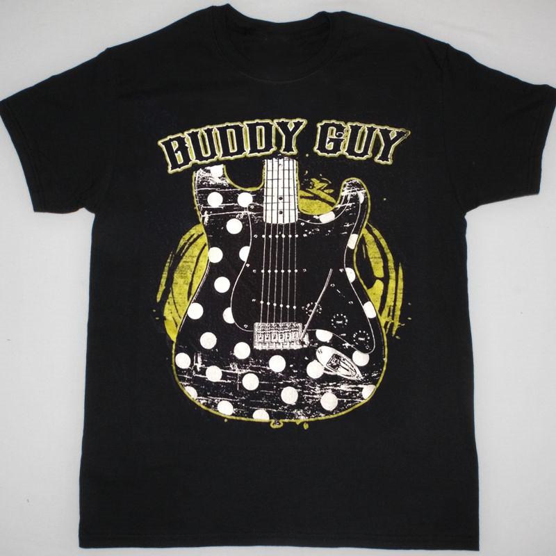 Buddy Guy Guitar Short Sleeve Cotton Black All Size Shirt Unisex T-Shirt