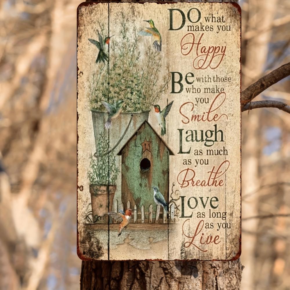 1pc Gather Here with Grateful Hearts Vintage Metal Tin Sign (8"x12"/20 Cm *30 Cm) Metal Tin Sign Vintage Metal Tin Sign for Room