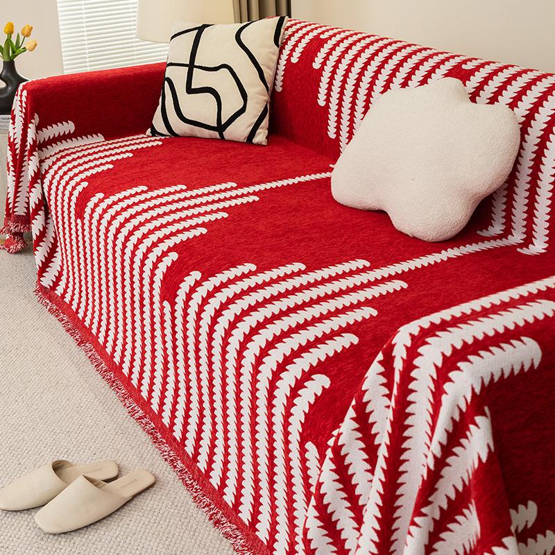 Chenille Sofa Towel Four Seasons Universal Non-Slip Simple Sofa Cover Blanket All-Inclusive Anti-Cat Scratch
