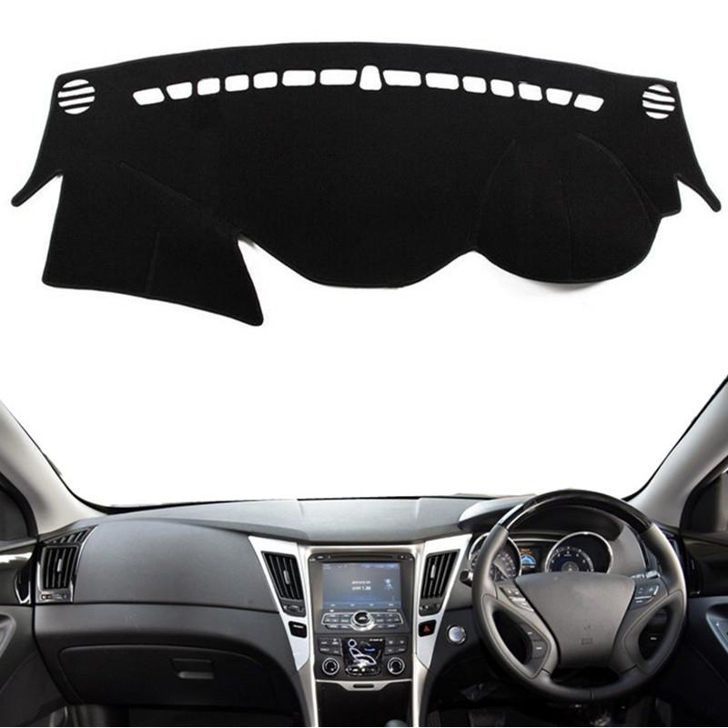 Для Hyundai Sonata 2010 2011 2012 2013 2014 YF Коврик на панель Приборная панель Покрытие Накладка Коврик Противоскользящий Защита от солнца Защита ковра Автоаксессуары