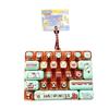 Transparent Dual-Tone Mini Keyboard Pendant 26-Key Keyboard Keychain  Desktop Decoration