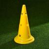 Thickened Round Bottom Football Hurdles with Holes - 30/52cm Multifunctional Training Cones
