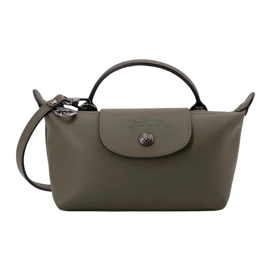 Longchamp Le Pliage Xtra Detachable Adjustable Shoulder Strap Leather Mini Shoulder Tote Bag Women Handbags Green 34205987549