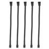 5PCS Braideds rope Extension Cable 4-Pin PC Fan Cable PWM Fan Cable  Computer Graphics Cards