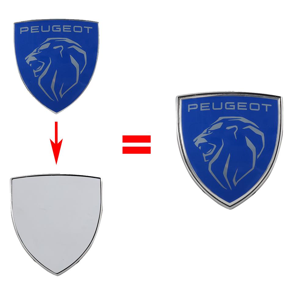 1 шт. АБС-пластик Наклейка на передний значок автомобиля Для Peugeot 508 2008 5008 206 307 308 3008 207 208 407 107 106 205 4008 Автомобильные Аксессуары для Клапанов