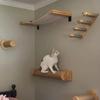 Настенный кошачий скребок Кошачье дерево Башня Кошки Лазалки Когтеточка Настенные ступеньки для питомца для сна и игр