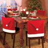 Чехол на стул для рождественского ужина, вечеринка, красная шляпа, чехлы на спинки стульев, рождественские украшения JM08 ARI