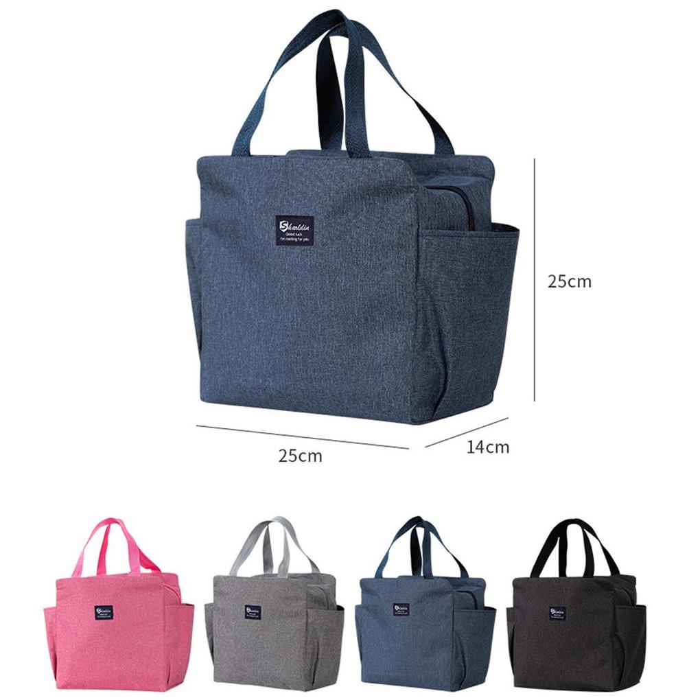 Изолированная сумка-ланч Водоотталкивающая Широкое открытие Термосумка для пикника Розовая