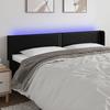 VidaXL LED Headboard Bedroom Furniture Double Bed Accessory Head of Bed Frame Interior Black 3123192