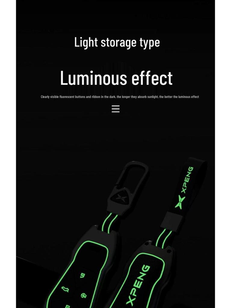 Premium Key Cover & Chain for Xiaopeng Models: P7, P7i, P5, G3, G3i, G6, G9 - Men's & Women's Edition