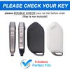 Montague Key Fob Cover for KIA with Leather Keychain, Premium TPU Key Case Shell for Kia Telluride, Sorento, K5 GT-Line Remote Smart Key Fob