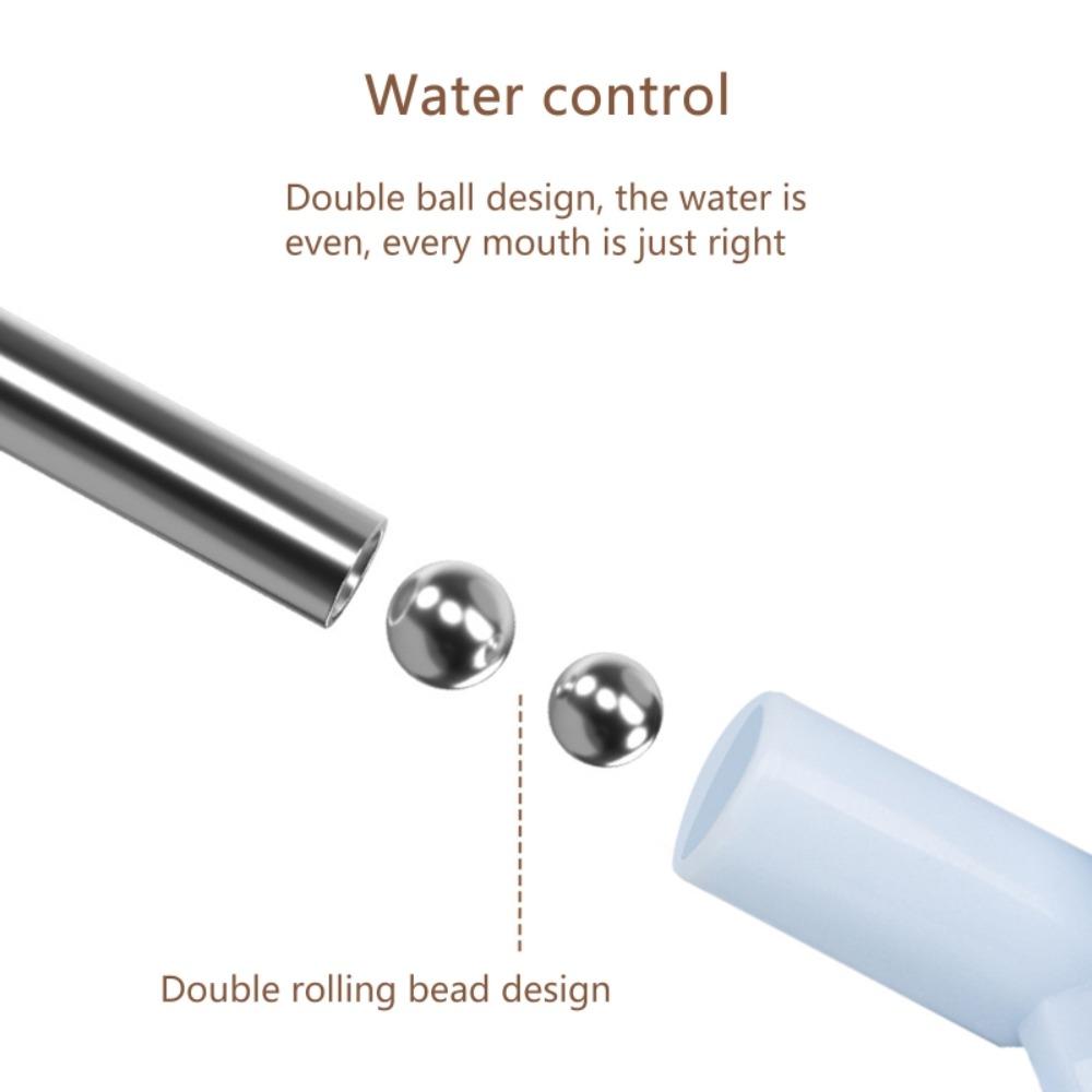 Пластиковая поилка для кролика для хомяка, бутылка для воды для мелких животных 2,7 унции, не капающая, с подставкой-держателем