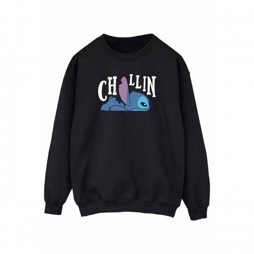 Disney Womens/Ladies Lilo And Stitch Chillin Sweatshirt