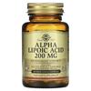Альфа-липоевая кислота, 200 мг, 50 вегетарианских капсул